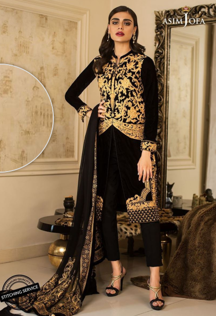 asim jofa black suit